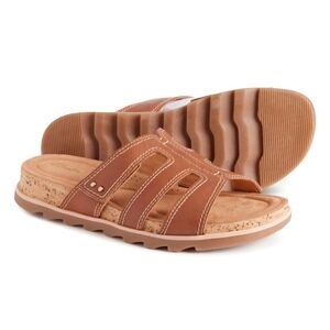 Clarks Brown Yacht Coral Sandals Shoes